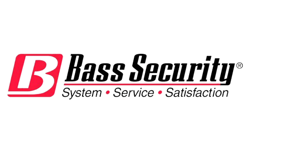 Bass Security - System, Service, Satisfaction, Company Logo